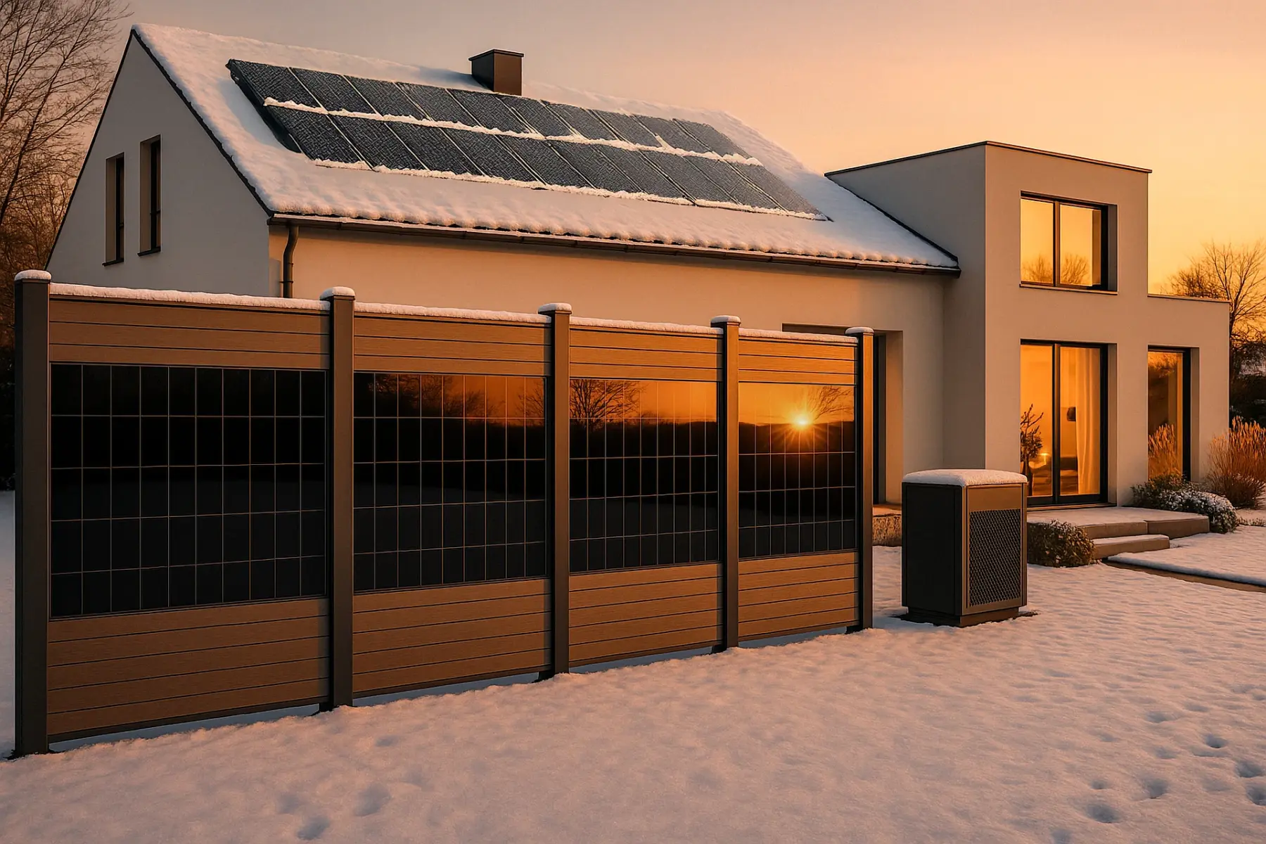 Solarzäune – realisiertes Projekt