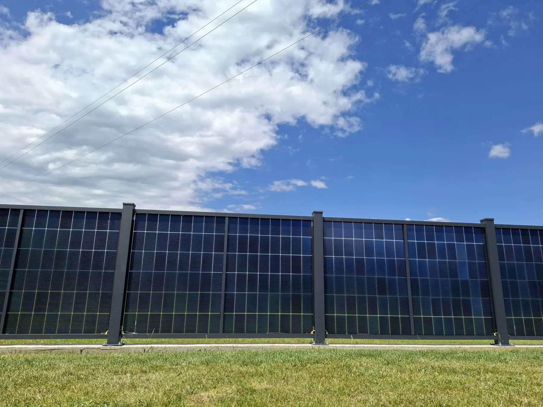 Solarzäune – realisiertes Projekt