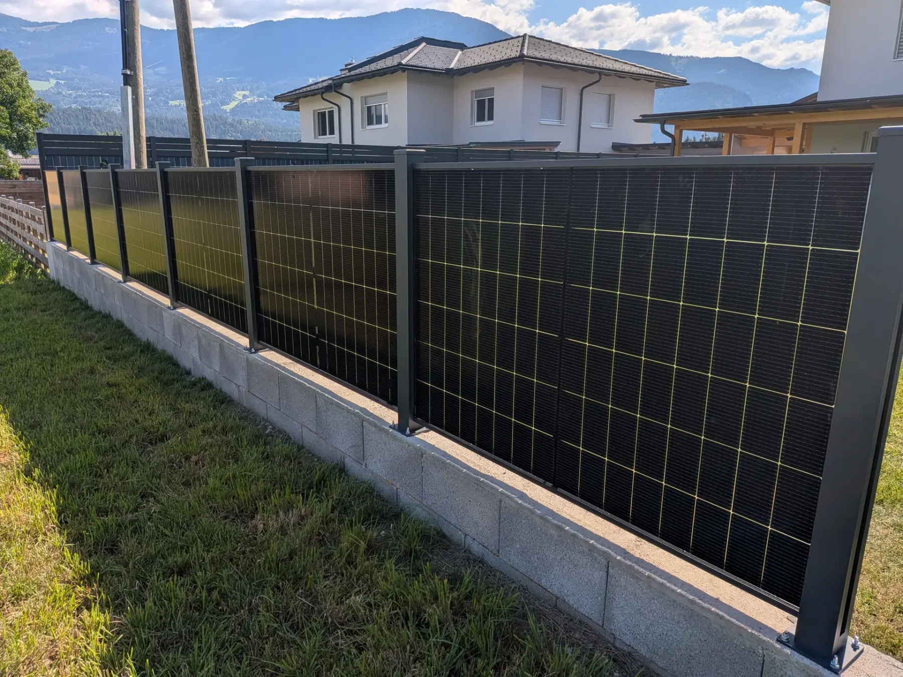 Solarzäune – realisiertes Projekt