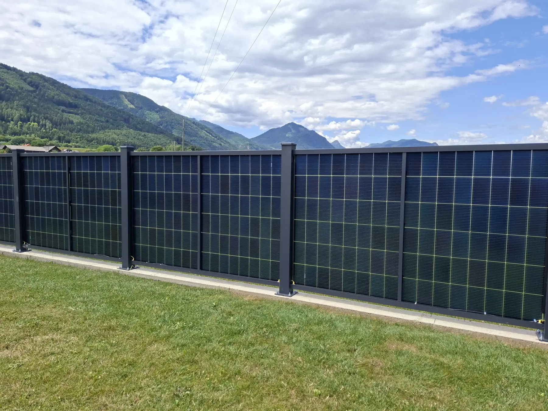 Solarzäune – realisiertes Projekt