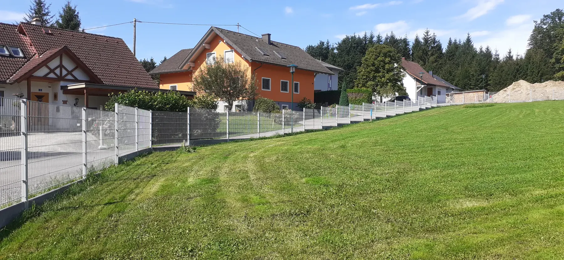 Doppelstabgitteranlage im Stufenbau